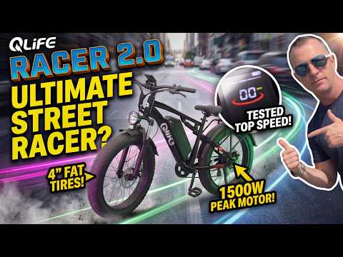 1500W POWER! Qlife Racer Plus 2 0 Real World Test & Review