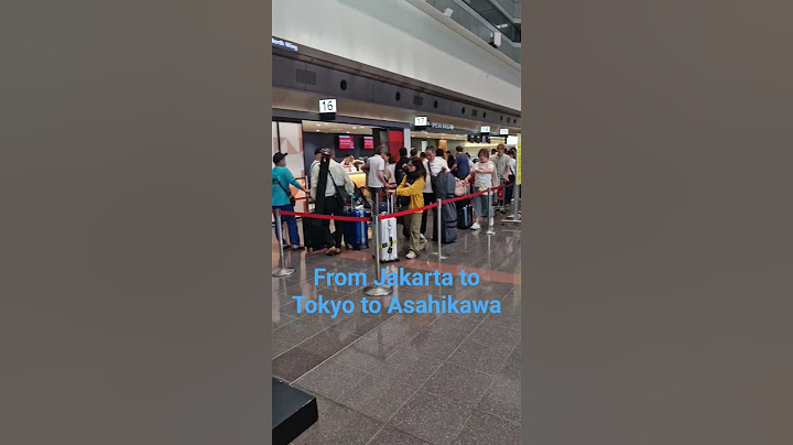 My first travel video from Jakarta to Tokyo to Asahikawa #japan #indonesia #jakarta #tokyo