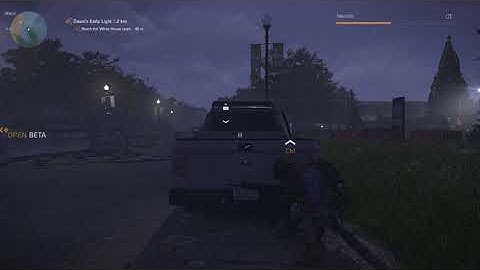 The Division 2 open beta gameplay part 1 of several (sight-seeing) PC 4K HDR