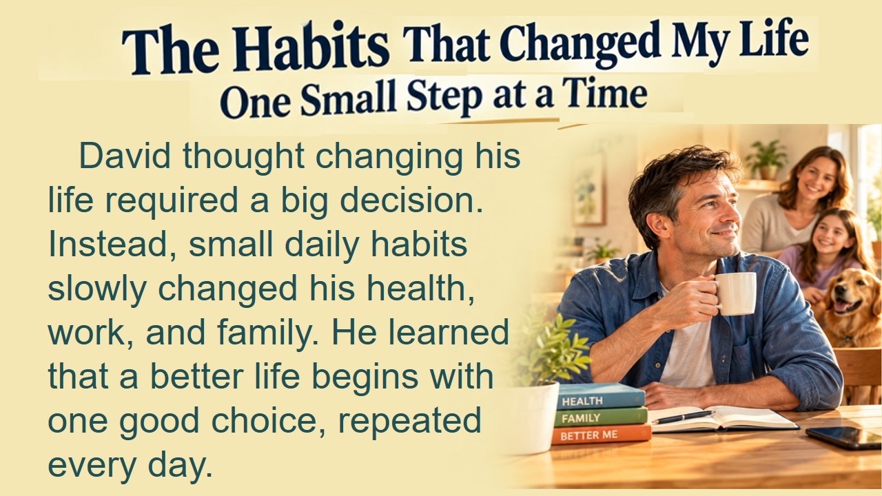 🔥The Habits That Changed My Life — One Small Step at a Time | Slow ...