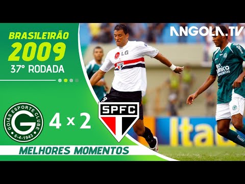 GOIÁS 4 X 2 SÃO PAULO | MELHORES MOMENTOS | 37° RODADA DO BRASILEIRÃO SÉRIE A 2009 | #fyp