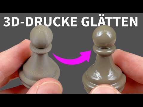 Perfect 3D printing surfaces: PLA, ABS & PVB - chemically smoothed!
