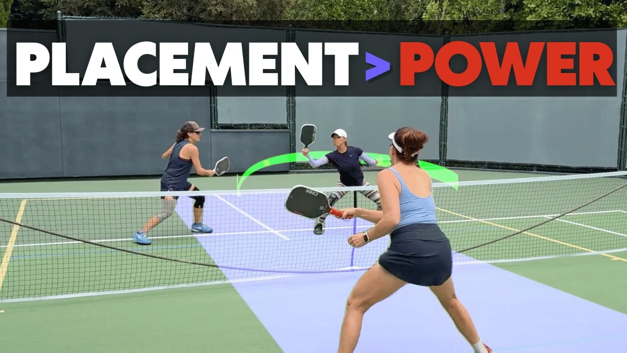 How to Use Pickleball Strategy to Beat Younger, Faster Players