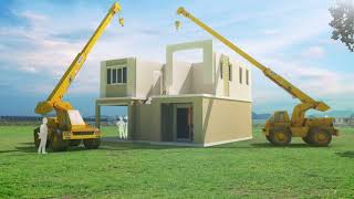 Prefab House Construction Nepal |Time Lapse House Building | House Design Ideas