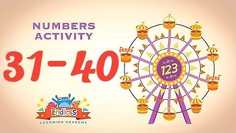 Learn Numbers 31 - 40 | Counting for Kids | Fun Preschool Math Video