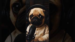 "This Pug's Podcast Will Touch Your Soul ❤️ |  #pug #podcast  #ai