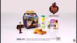 Mcdonalds Happy Meal - The Book Of Life 2014,Uk