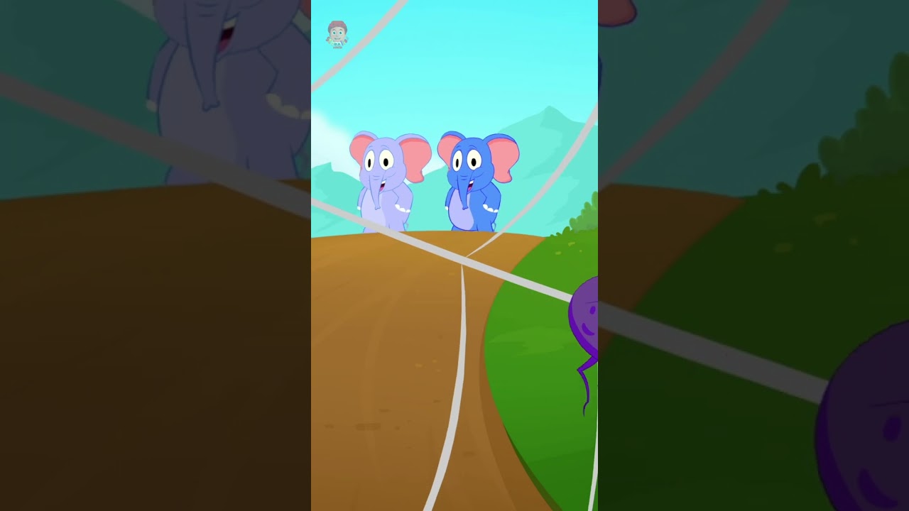 एक मोटा हाथी, Ek Mota Hathi Poem, Viral Hindi Rhyme #hindirhymes #ytshorts #hathisong #babyshorts