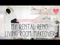 My (Mini) Rental Reno | Decorating My Living Room S1 E1