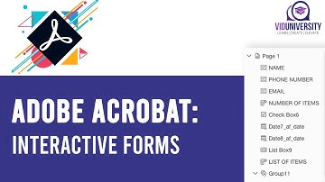 ADOBE ACROBAT : INTERACTIVE FORMS