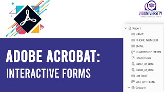 ADOBE ACROBAT : INTERACTIVE FORMS
