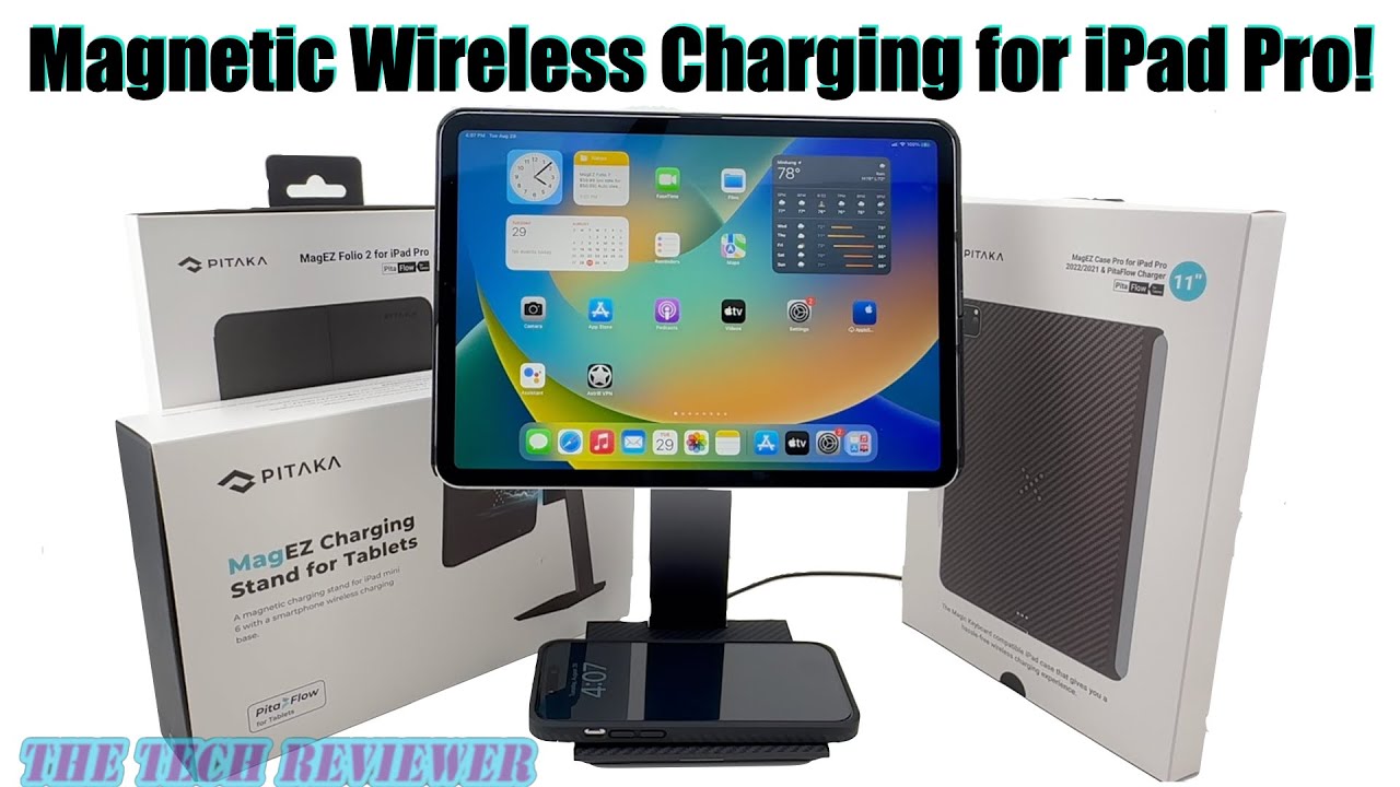 Magnetic Wireless Charging for iPad Pro?? PITAKA MagEZ Case Pro & MagEZ  Charging Stand Review!