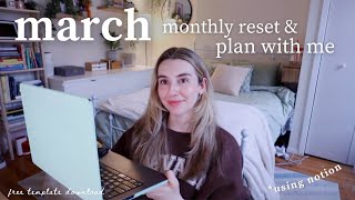 march monthly reset & plan with me 2024 | setting goals, monthly reflection & youtube analytics by alexis eldredge 11,599 views 2 months ago 16 minutes