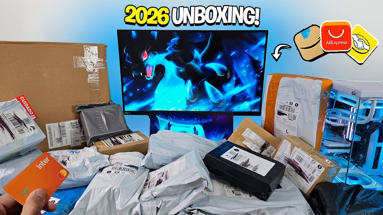 COMPREI TUDO ISSO NAS PROMOÇÕES DE 2026! 😱🔥 (MEGA UNBOXING)