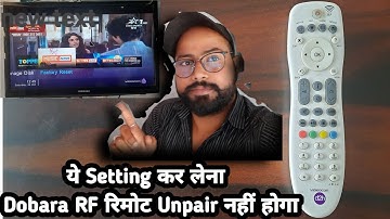 Videocon d2h RF Remote Unpairing Problem 😖 | How to Pair RF Remote Again | 100% Working Fix 2025