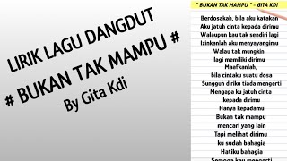 Lirik Lagu Dangdut 