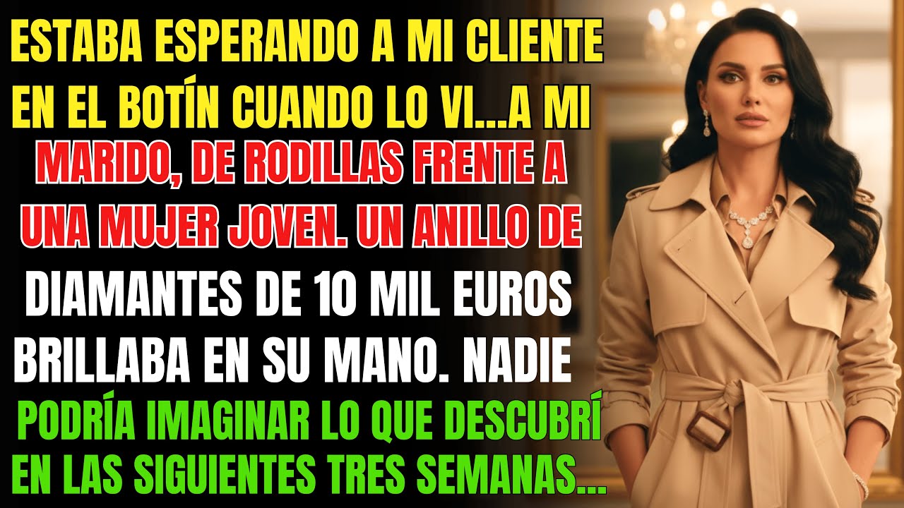 En El Restaurante Botín Vi A Mi Marido De Rodillas. Proponía Matrimonio A Otra. Y Entonces Yo...