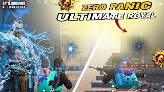 0% Panic ULTIMATE ROYALE 🔥 | youtube teddy -Full Intense Lobby 1v4 clutch 🔥| BGMI - PUBG MOBILE
