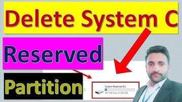 how to delete system reserved partition windows 7/8/10 system reserved partition windows Kesey kray