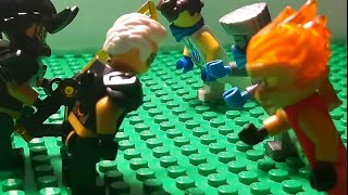 THE ULTIMATE FIGHT BETWEEN ROBOTS AND NINJAS