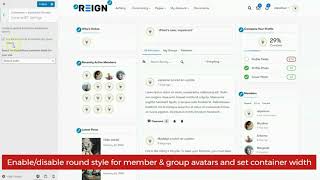 How to Set General BP Settings - Reign BuddyPress Theme - WordPress Community Theme screenshot 4
