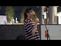 三阪咲「君はロックを聴かない (あいみょん)」2018/08/14 MUSIC BUSKER IN UMEKITA うめきた広場