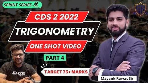 CDS 2 2022 - Trigonometry in One Shot | CDS Crash Course | Sprint Series with PYQ | Study Funda