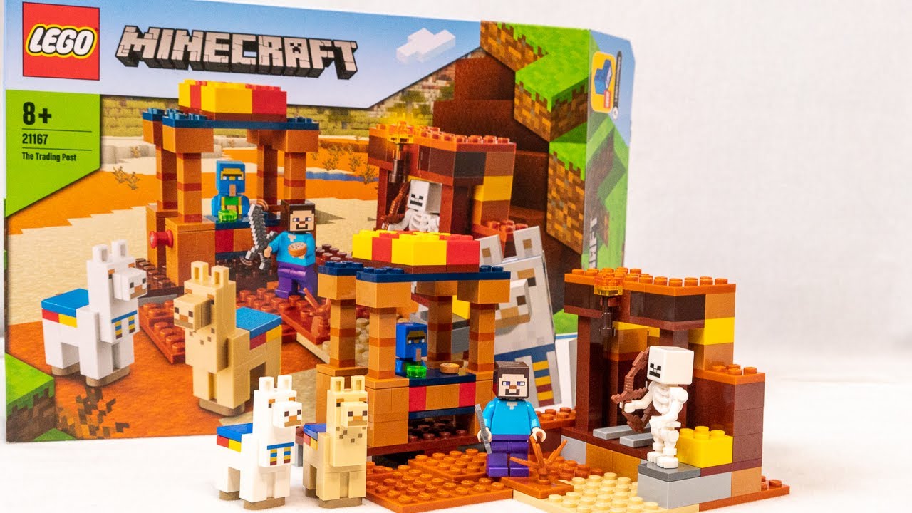 LEGO® Minecraft Trading Post Build - YouTube