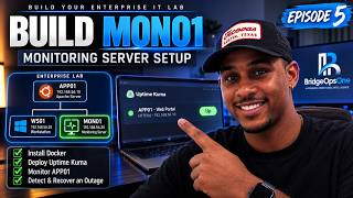 Build a Monitoring Server with Uptime Kuma | Enterprise IT Episode #5 - Home Lab