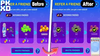 How To Get The Free Claim invite Friends Reward Using One Device in PKXD #pkxd #pkxduniverse 