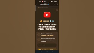 THE ULTIMATE GUIDE TO EARNING FROM STOCKS | MEMEGIRLS | MEMEFI New Video Code