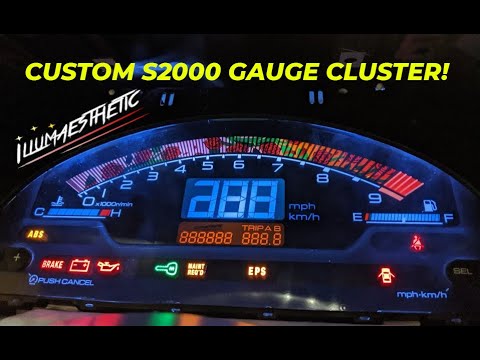 How to Install a Custom S2000 Gauge Cluster! - Illumaesthetic Tutorials