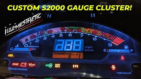 How to Install a Custom S2000 Gauge Cluster! - Illumaesthetic Tutorials
