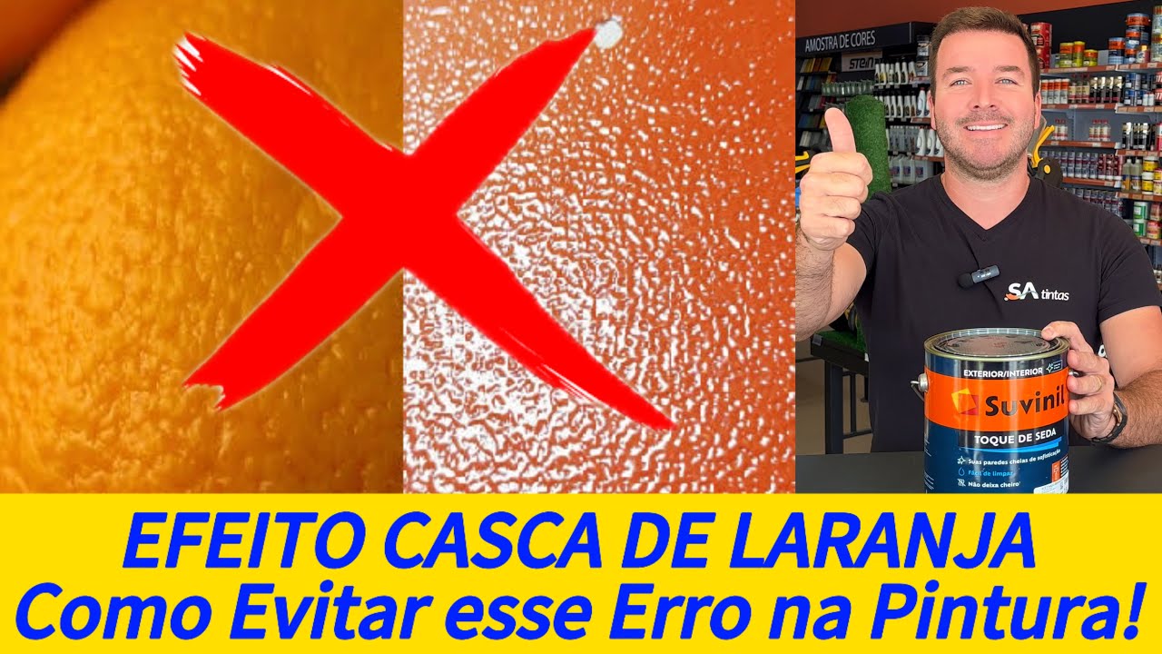 Efeito Casca de Laranja na Pintura? Saiba o que é, Porque Acontece e ...