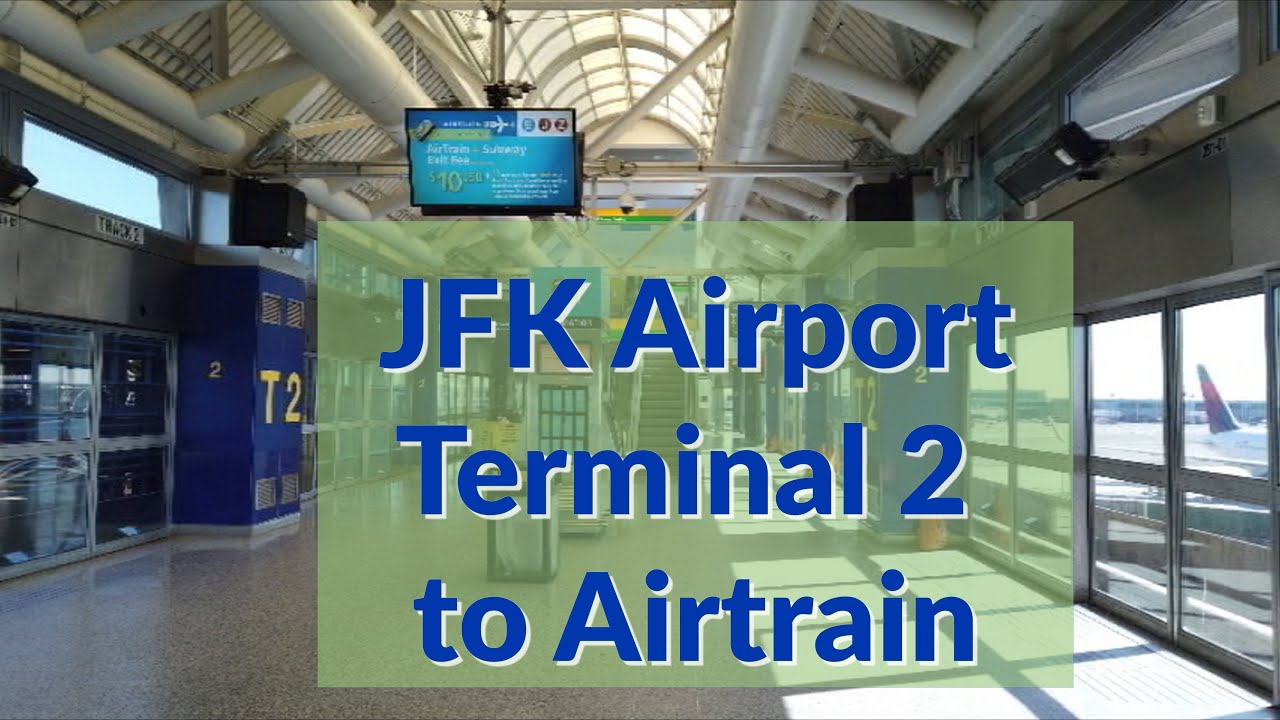 JFK Airport Terminal 2 Arrivals to Airtrain Walk YouTube