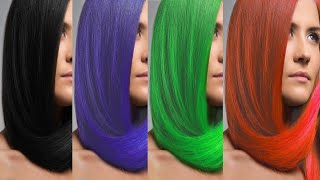 Easy color chang hair ..in M M photoshop tutorials