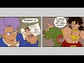 Trunks TEACHES BROLY?!?!?!?! | DBZ Comic Dub #shorts
