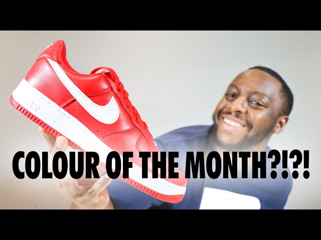 Air Force 1 Colour of the Month?! Uni Red On Foot Sneaker Review