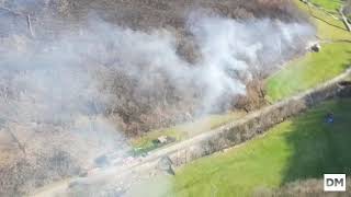 Los incendios en Cantabria, a vista de pájaro