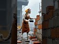 video kucing lucu | kucing jadi kuli ketiban batu #funny #cat #catquest #catvideos #viral