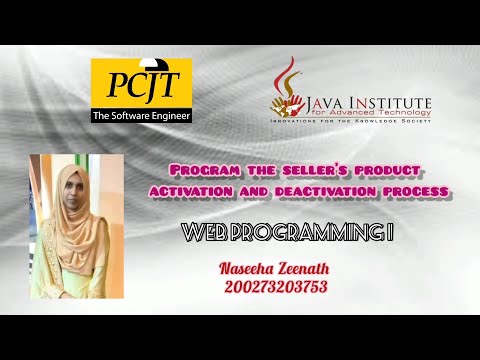 Web Project Task 17 | 1st Year | Ecommerce Web Application | Java Institute