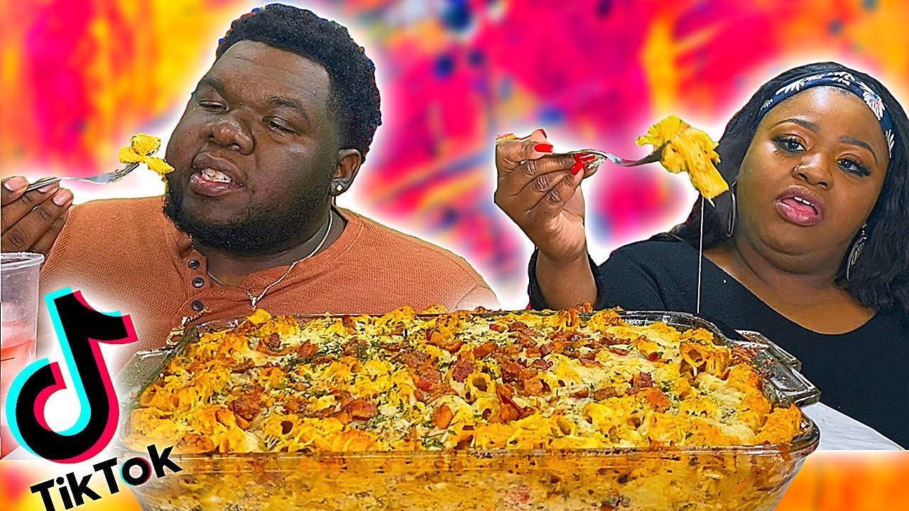TIKTOK FETA CHEESE PASTA DONE MY WAY!! VIRAL RECIPE MUKBANG EATING SHOW YouTube