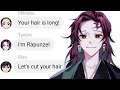 If Tanjiro has the longest hair!? Hashiras Infinity Castle Arc Demon Slayer