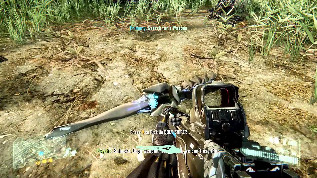 Crysis 3 Press V to Pick Up BOLT SNIPER (1080p) YouTube