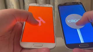 (2023) Samsung Galaxy S4 Android KitKat vs Lollipop comparison