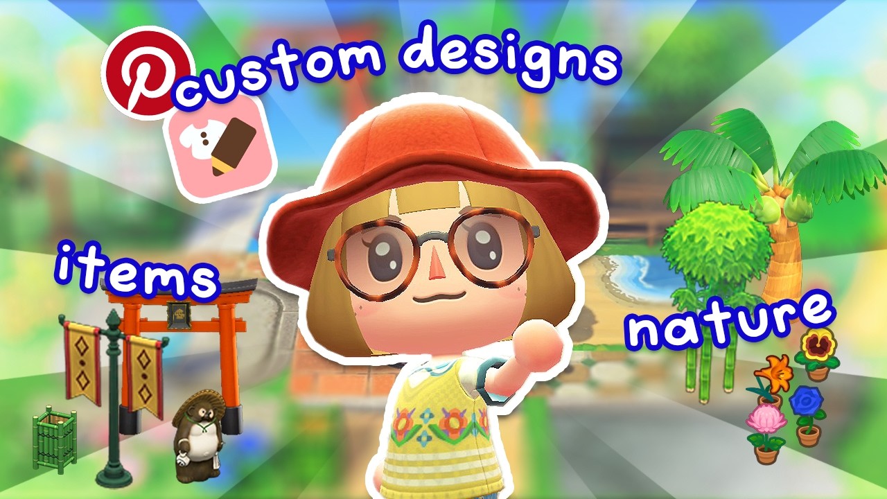 Creating an In-Game Mood Board for my Jungle Zen Resort Island!