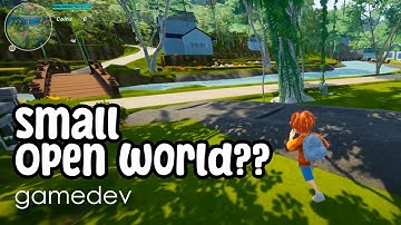 My Small Open World Game | Devlog Prototype #indiegamedev #gamedev