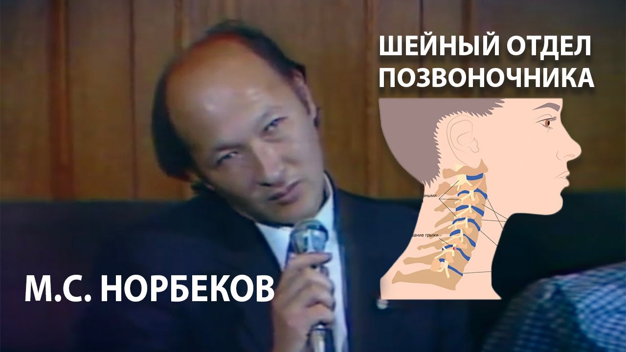 Упражнения для шейного отдела позвоночника. М.С. Норбеков