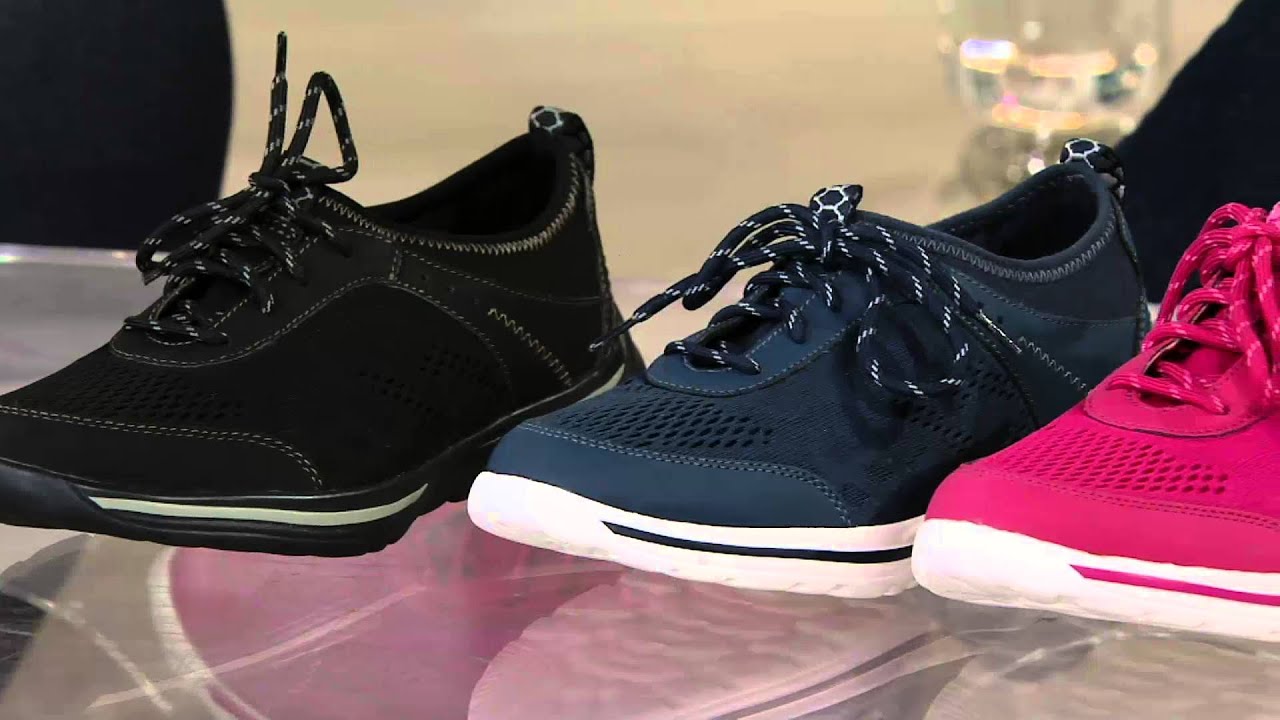 Earth Origins Mesh Laceup Sneakers Cruise on QVC YouTube