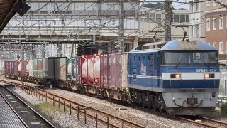 JR貨物EF210-124号機+コキ22両が大船駅を通過（1060レ•新A145）2026.8.22